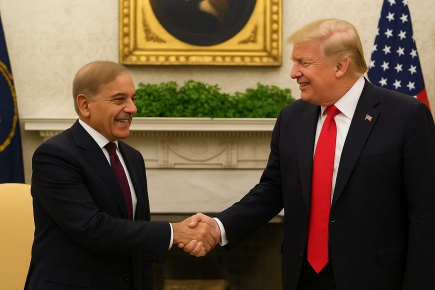 PM Shehbaz Sharif Meets US President Trump in Washington