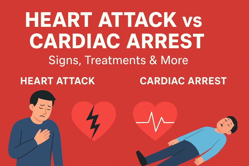 Heart Attack vs Cardiac Arrest: Signs Treatments & More