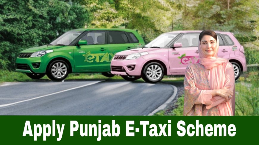 CM Punjab E-Taxi Program 2025 A Step Toward Green Mobility