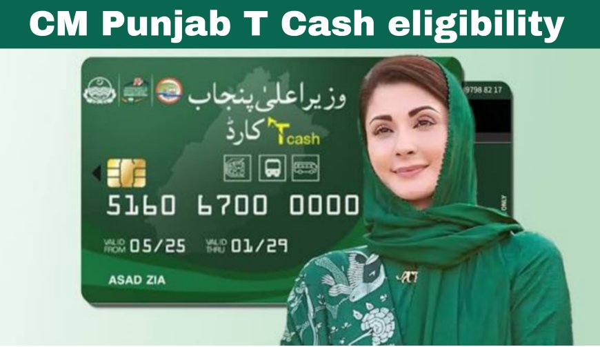 CM Punjab T Cash Card and how to apply